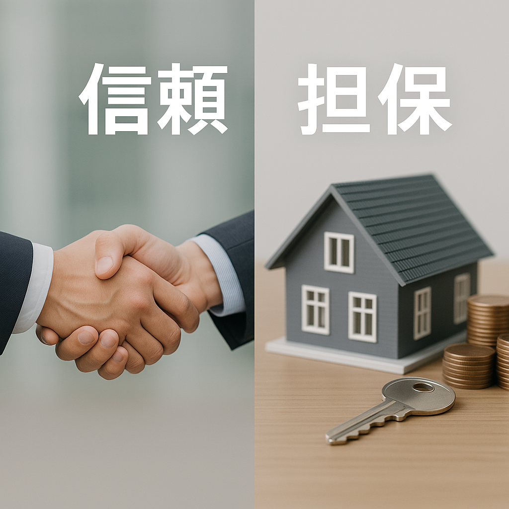 経営者及び経理担当者の方むけ：信用貸しと担保貸しの違い──金融機関が見る“信頼”と“物的保証”