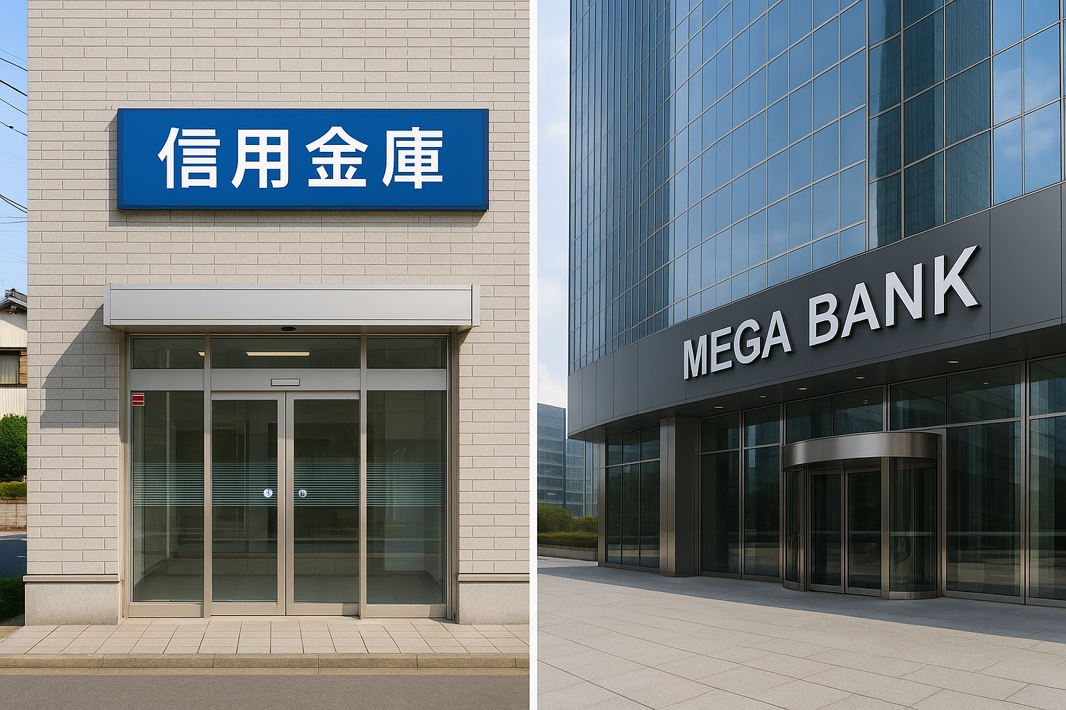 経営者及び経理担当者むけ:信用金庫とメガバンク、どちらを使うべきか?