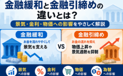 金融緩和と金融引締めの違いとは？景気・金利・物価への影響をやさしく解説