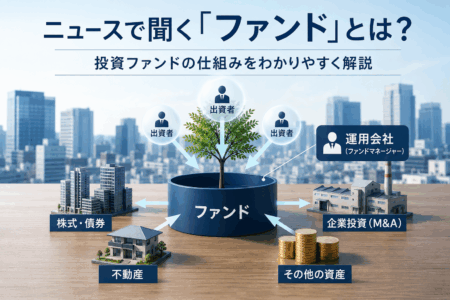 ニュースで聞く「ファンド」とは？投資ファンドの仕組みをわかりやすく