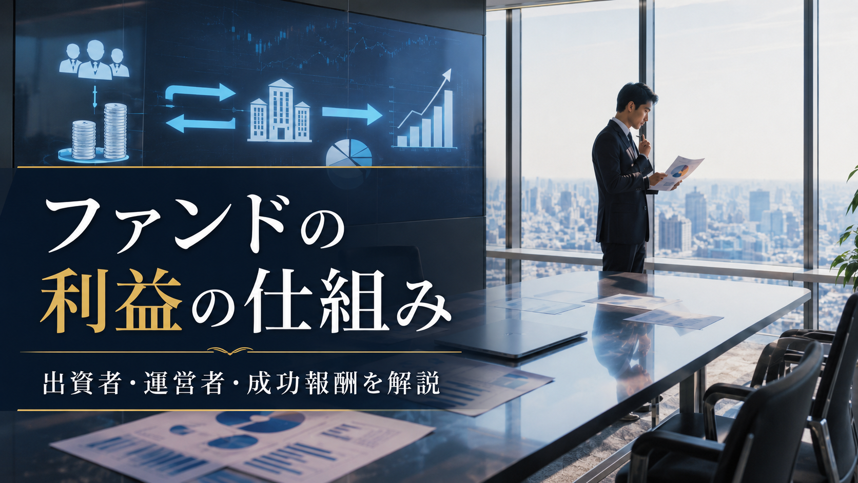 ファンドはどのように利益を出しているのか？出資者・運営者・成功報酬の仕組みを解説