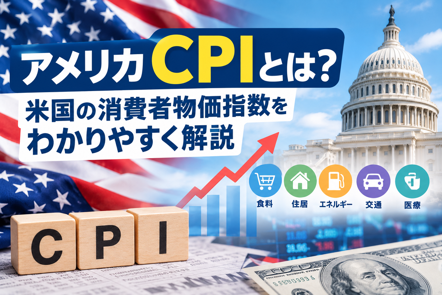 アメリカCPIとは？米国の消費者物価指数をわかりやすく解説