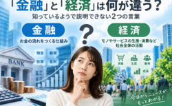 「金融」と「経済」は何が違う?知っているようで説明できない2つの言葉