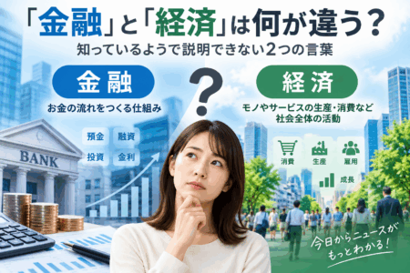 「金融」と「経済」は何が違う？知っているようで説明できない2つの言葉